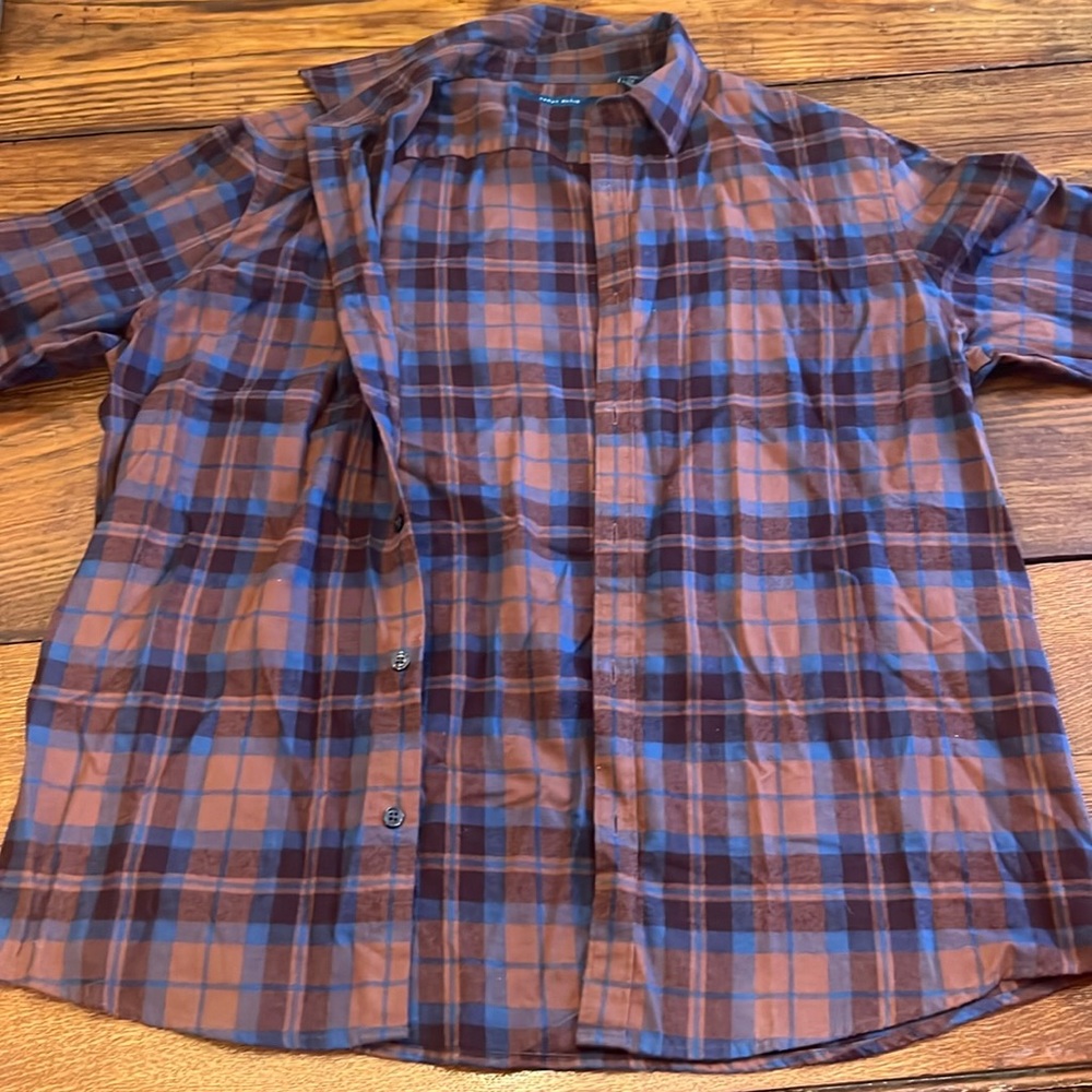 perry ellis flannel men’s
